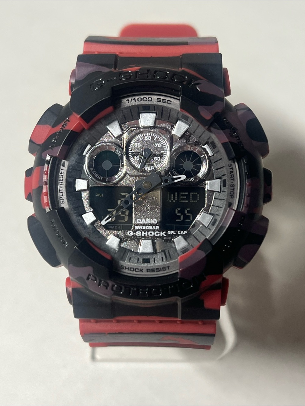 Casio G-Shock Men’s Watch in Red Camouflage